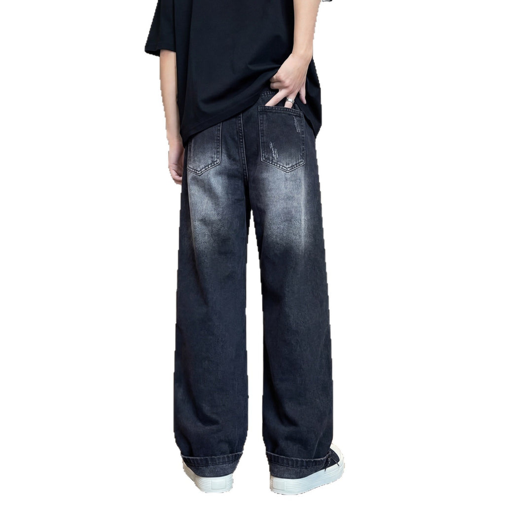 AVEN Wide Leg Denim — Washed Black