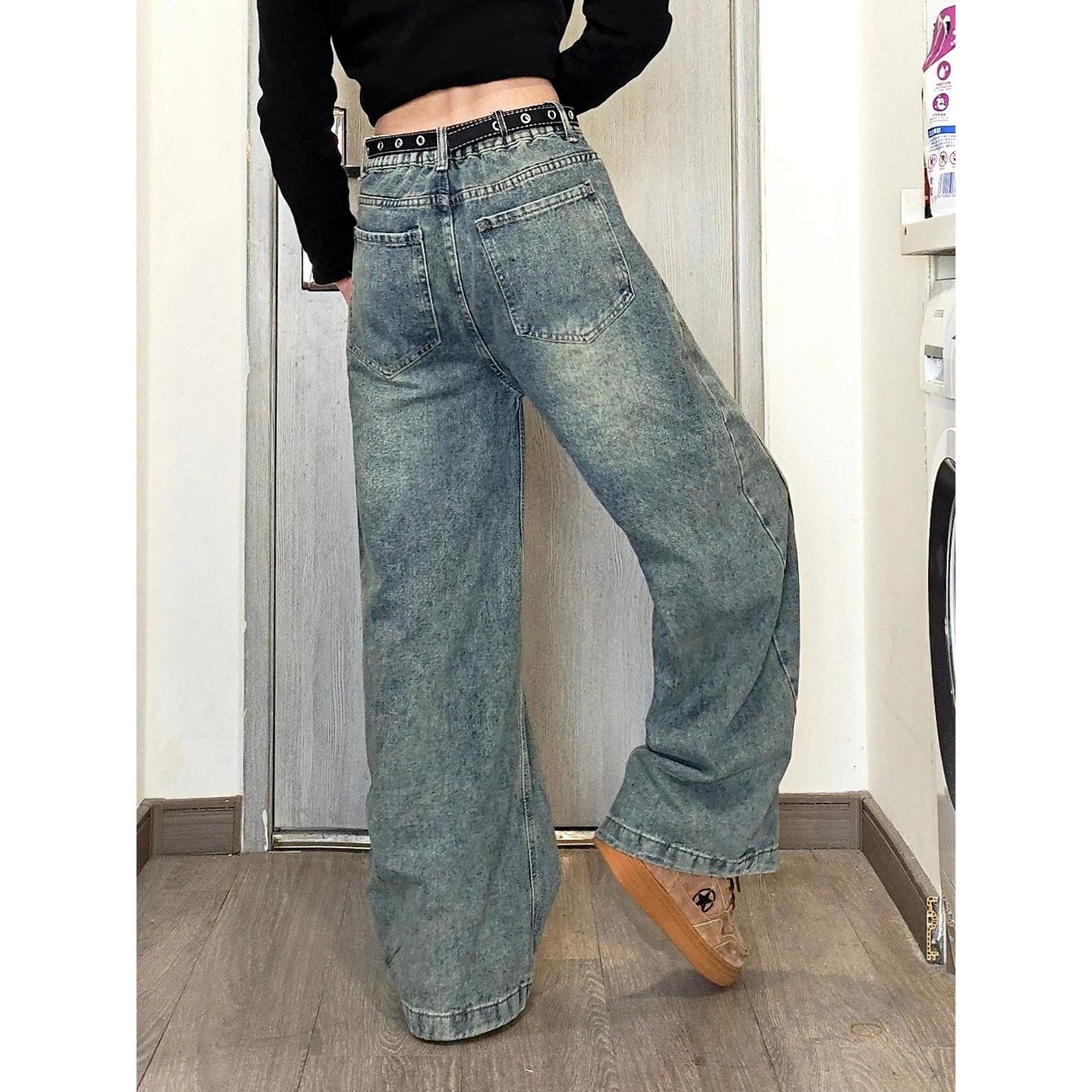 AVEN Retro Gradient Denim — Blue Wash
